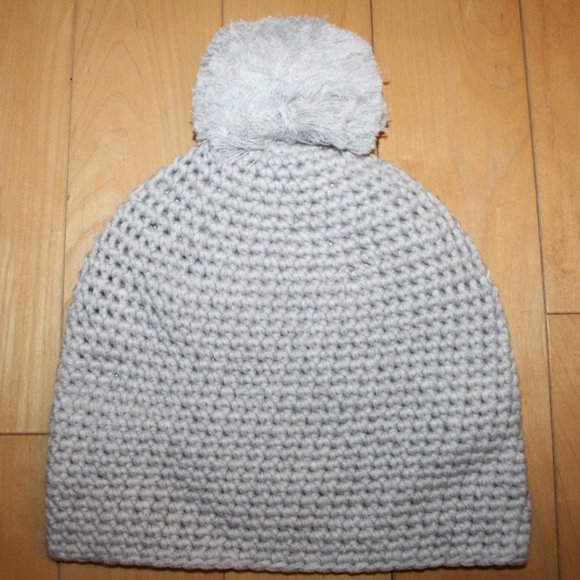 NWT UGG‎ WOMEN\'S MEN\'S UNISEX KNIT POM BEANIE HAT GRAY main image 4